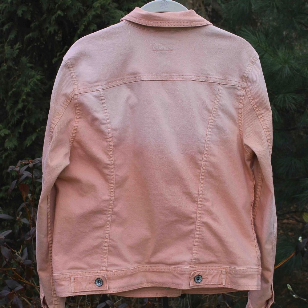 Merona Stretchy Terra Cotta Hombre` Jean Jacket - Picture 3 of 3